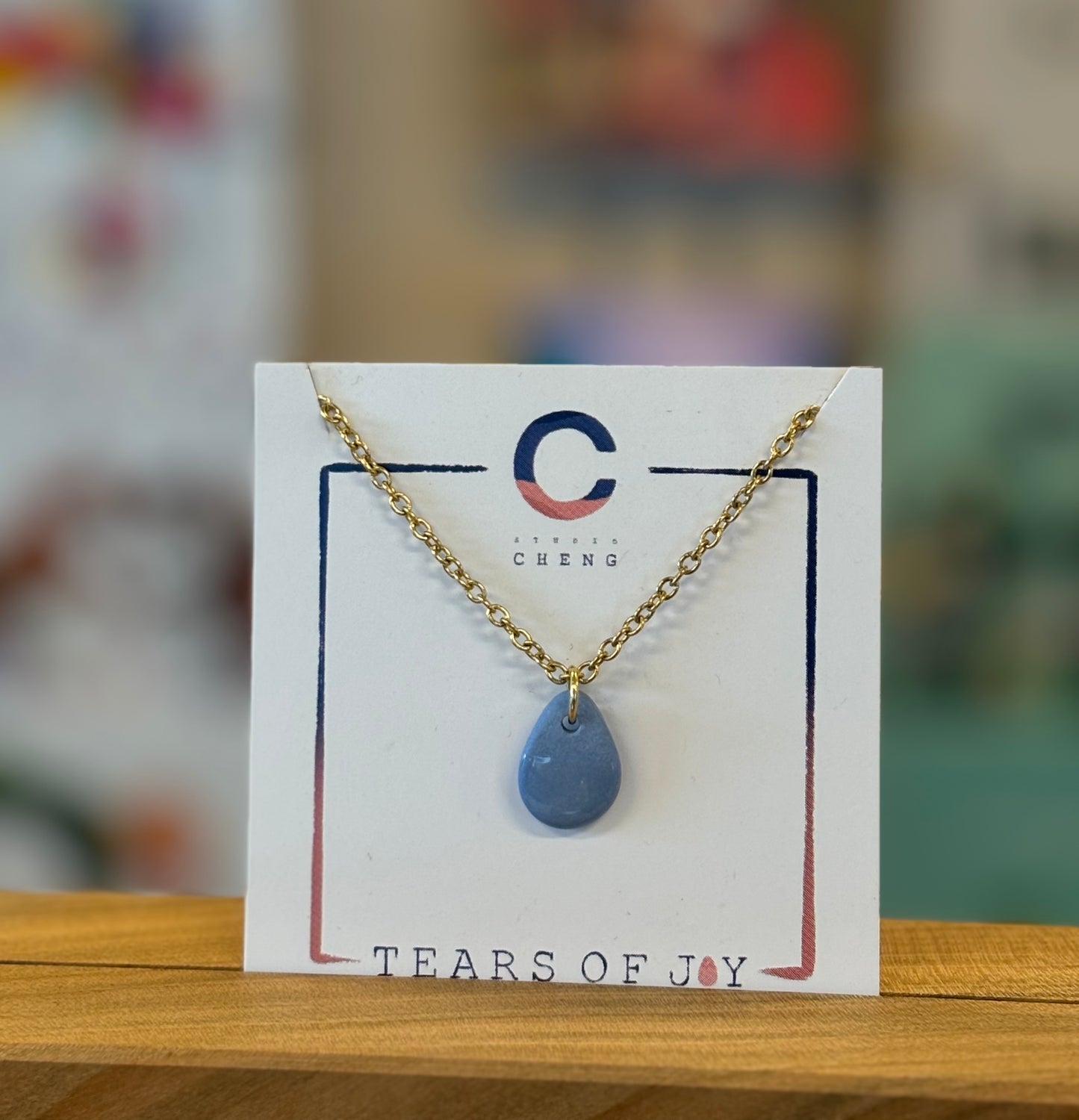 Tears of Joy ketting - blauw