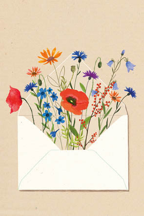 Card Flower Post