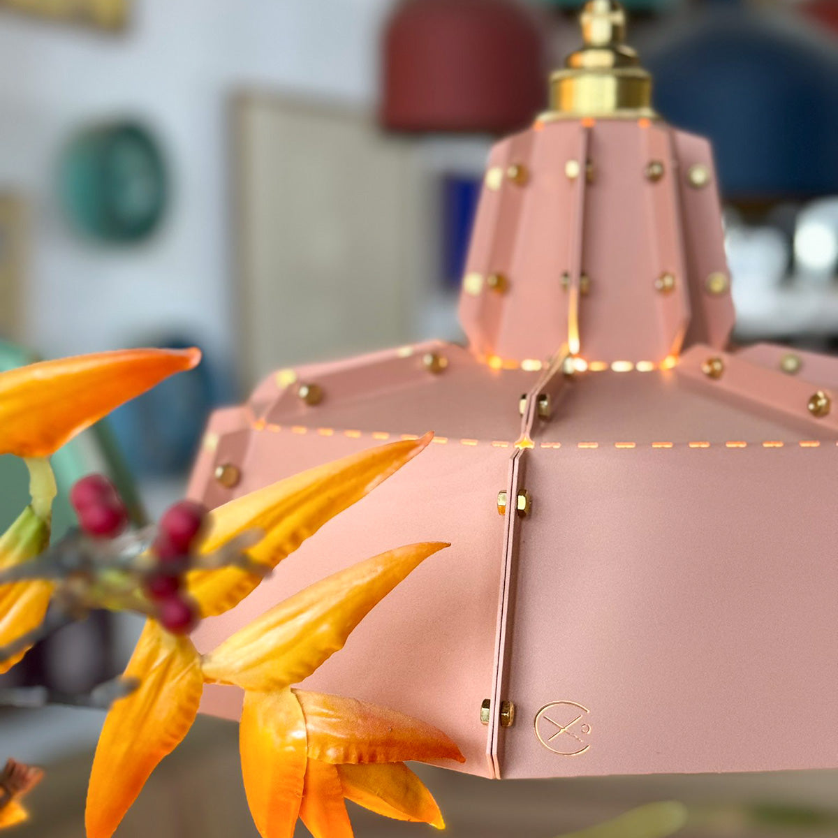 Hanging lamp Pink