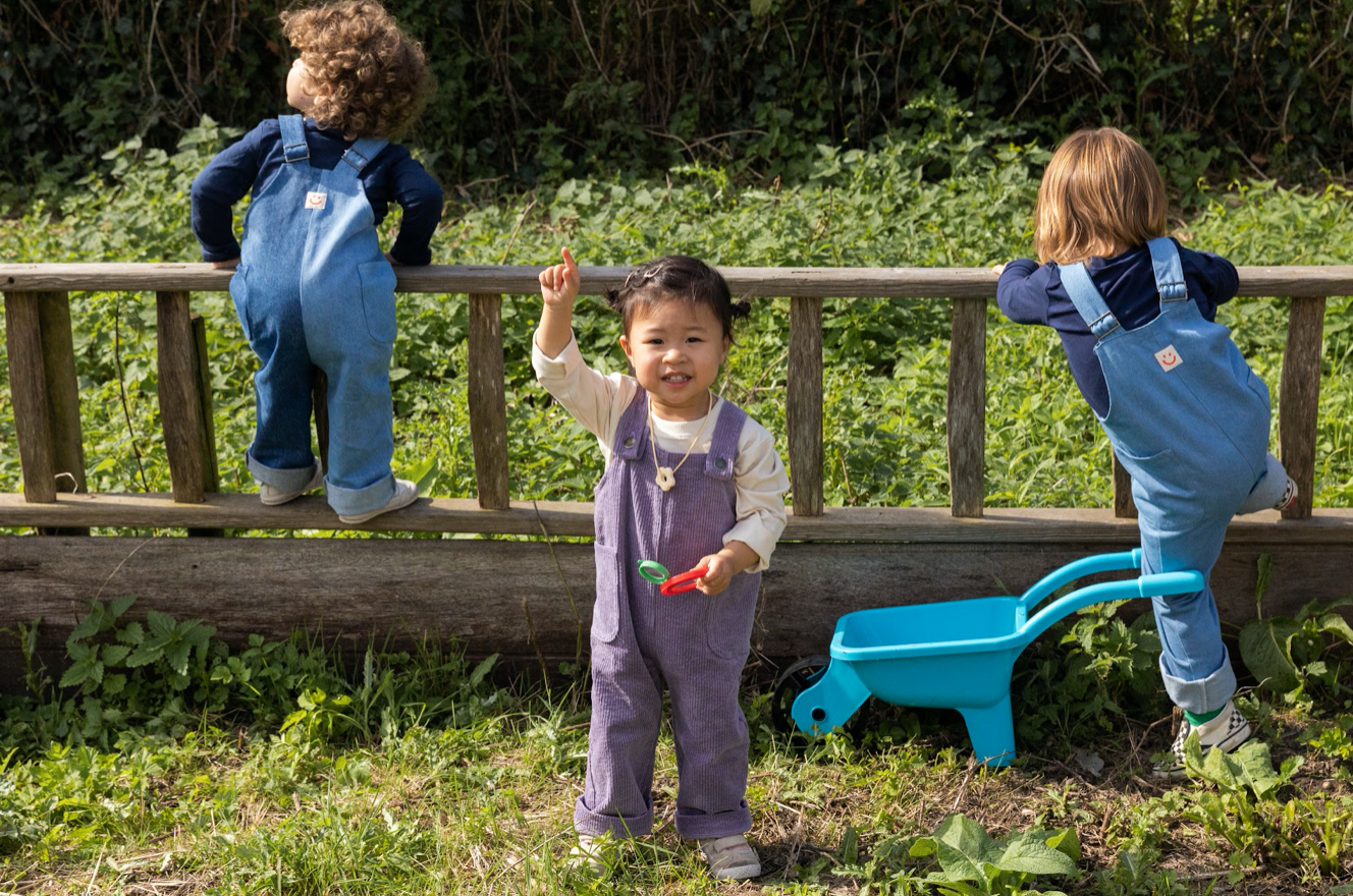 Dungarees - Lilac Corduroy