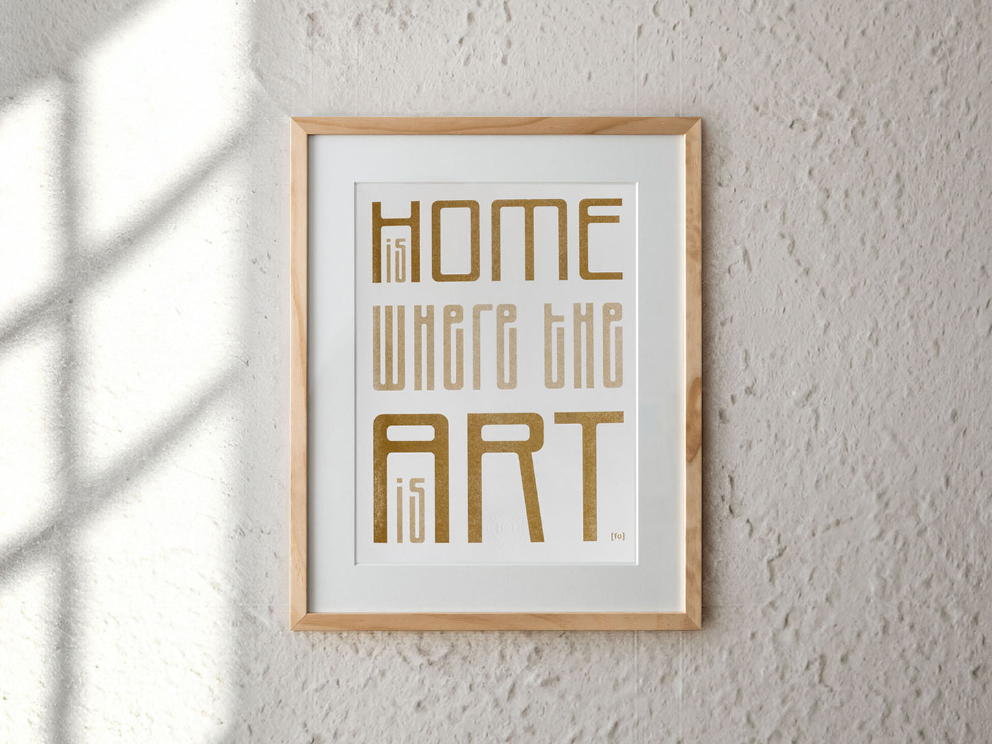 Riso Print - Home is where the art is