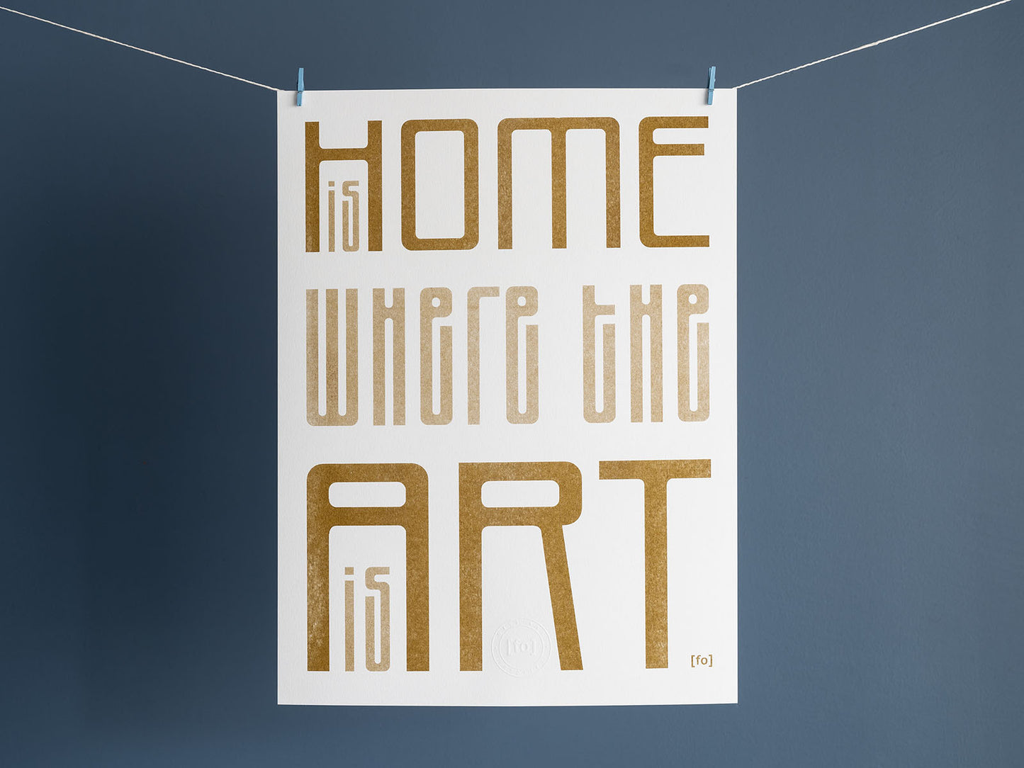 Riso Print - Home is where the art is