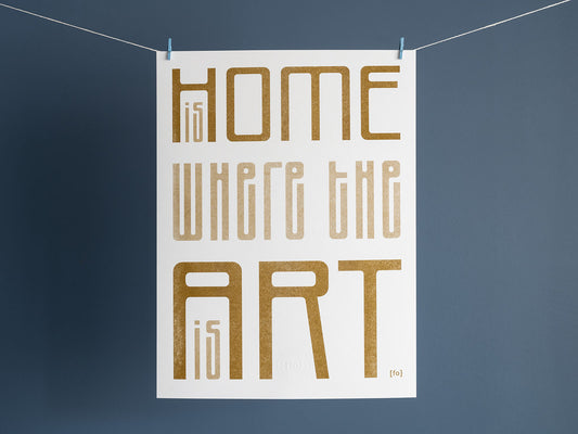 Riso Print - Home is where the art is