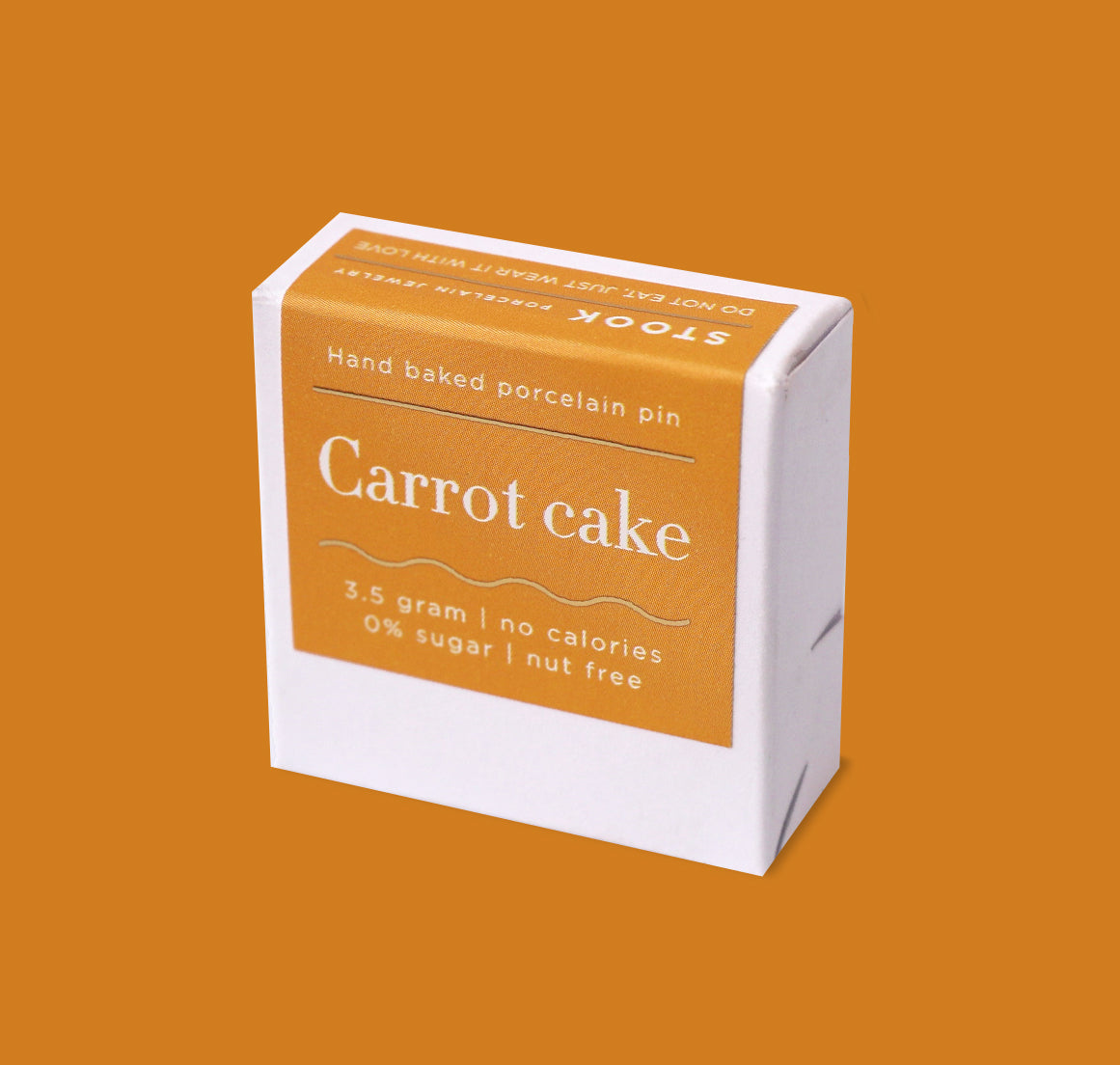 Carrot cake pin